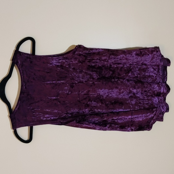 Rue+| Purple Velvet Tank Top - Picture 2 of 5